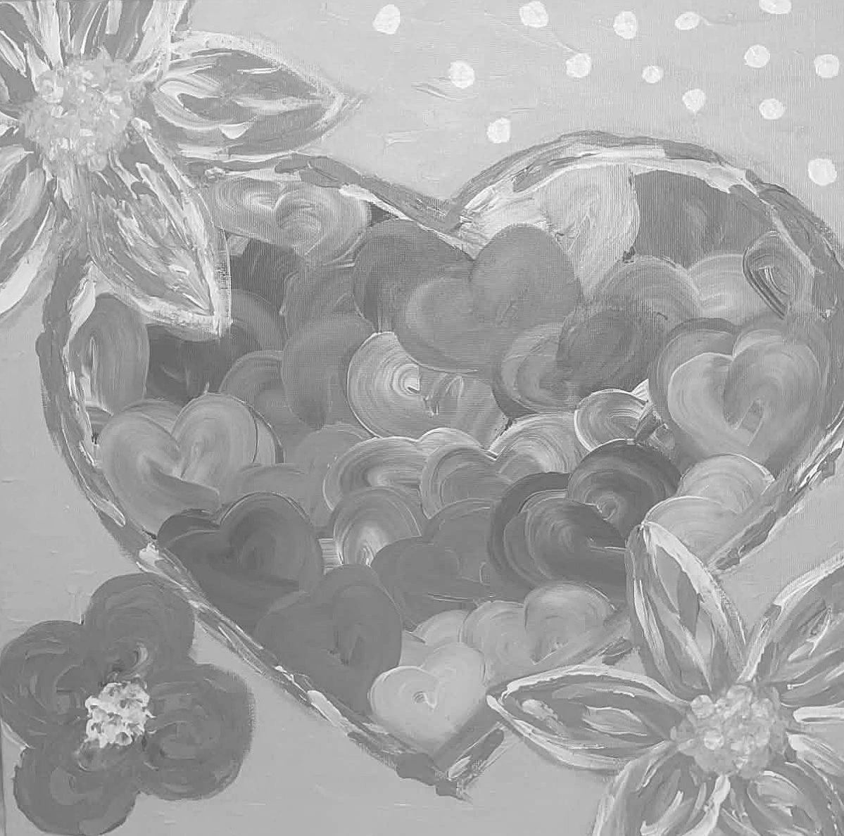 A Heart Full, Acrylic on canvas, by Jennifer Curnuck